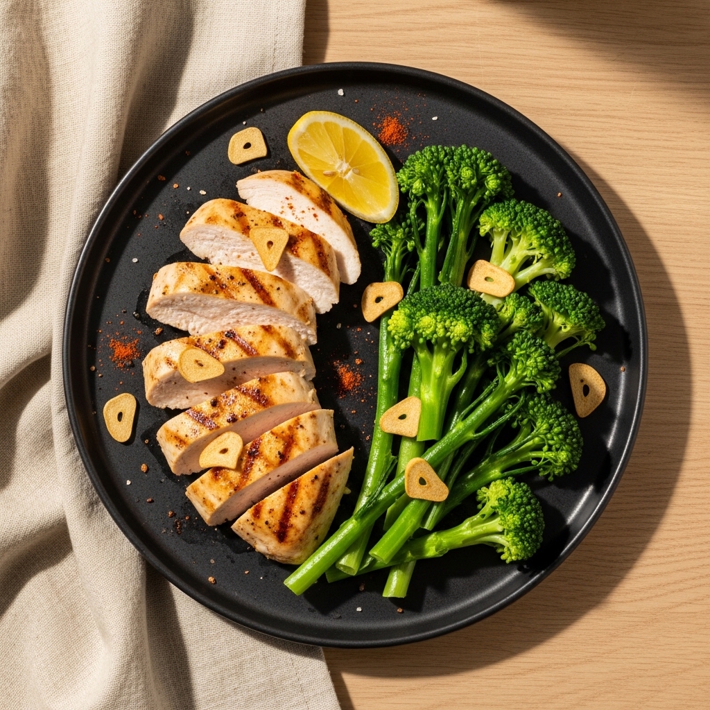 Frango Grelhado com Brócolis