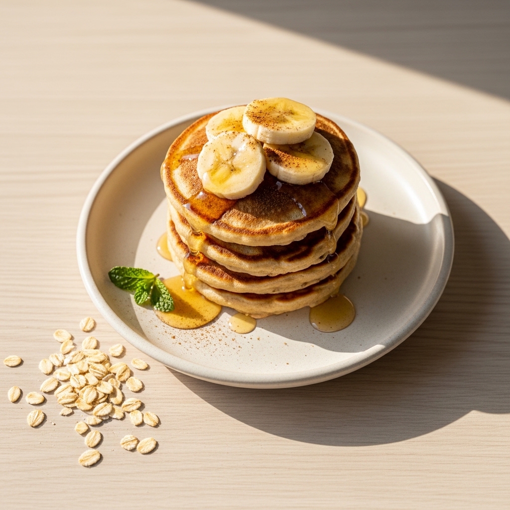 Panqueca de Banana e Aveia